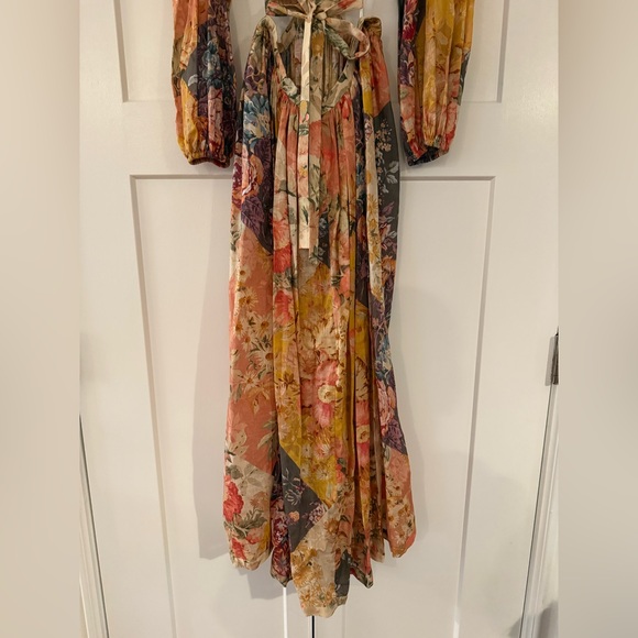 ZIMMERMANN NWT PATTIE PATCHWORK LONG DRESS SIZE 0 - Picture 5 of 11